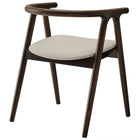 Modway - Henry Cuir et bois véganes Chaise à manger - Pierre-7