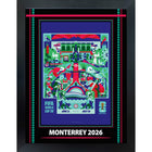 Monterrey 2026 FIFA World Cup - Photoglass encadre - 20" x 26"-Affiche officielle de ville hote FIFA Coupe du Monde 2026