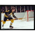 Bobby Orr Boston Bruins Skating sur toile - Toile encadree - 31" x 22"-Impression sur toile de qualité supérieure avec bordures enveloppées