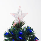 HOMCOM - Arbre de Noël artificiel pré-éclairé optique sapin décoration de vacances avec support-Type : Arbre de Noël artificiel 