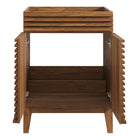 Modway - Render 24" Armoire de toilette de salle de bain (lavabo non inclus) - Noyer-6