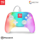 PowerA - Manette câblée Advantage  pour Nintendo Switch 2 avec Lumectra - Blanc-Sous licence officielle : les produits PowerA ont été soumis aux processus de test et d’évaluation rigoureux de Nintendo pour garantir leur compatibilité avec la console Nintendo Switch 2