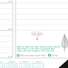 Brownline - 2027 Calendrier sous-main mensuel EcoLogix - 22 po x 17 po-Deux perforations pour suspension murale
