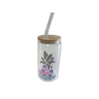 Wamaco - Coffret Collection Pineapple Mindful - Journal à couverture rigide fuchsia, verre Be Happy avec couvercle et paille, stylo-5