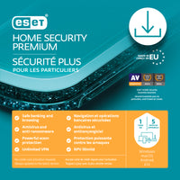 ESET - Home Security Premium - 5 appareil, 1 an [Téléchargement]-Antivirus et bouclier anti-rançongiciel primés