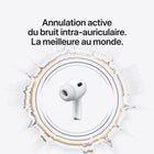 Apple - AirPods Pro 3- Le capteur de fréquence cardiaque intégré vous permet de suivre votre pouls et votre dépense calorique pendant l’entraînement, pour près de 50 types d’exercices