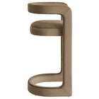 Modway - Winslow Performance Velvet Tabouret de bar - Taupe-Rembourrage en mousse dense