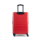 Reebok - Valise à roulettes pivotantes à coque rigide 26 po Double Dribble - Bleu-Doublure signature à l’intérieur avec panneau de séparation, poches pratiques et sangles de maintien pour garder le contenu organisé et en place