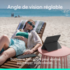 Logitech - Étui-clavier Flip Folio pour iPad 11/13 Pro (M4/M5) Air 13/11 (M2/M3/M4) 5e génération - Graphite-Plastique recyclé : Les pièces en plastique de Flip Folio sont en plastique recyclé post-consommation certifié (Graphite, Lilas et Pale Grey: 37 %)*
