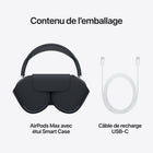 Apple - AirPods Max (USB-C) - Minuit-Maintenant Avec Recharge USB-C - Le nouveau connecteur USB‑C permet de recharger vos AirPods Max avec le même câble que pour votre iPhone, iPad, Mac ou vos autres appareils Apple