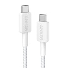 Anker - Câble USB-C vers USB-C 6 pieds - Blanc-Recharge Rapide : Profitez d’une charge ultra-rapide avec une puissance de sortie impressionnante de 60 W. Associez ce câble à un chargeur de 60 W ou plus pour alimenter efficacement une large gamme d’appareils USB-C, comme des smartphones, tablettes et ordinateurs portables. (Remarque : ce câble n’est pas conçu pour la transmission de contenu multimédia).