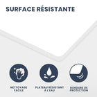 MotionGrey - Bureau debout électrique réglable Ergo2 Pro avec réglages de mémoire - 55 po x 28 po, plateau blanc, cadre blanc-7