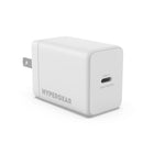 HyperGear - Chargeur mural USB-C PD SpeedBoost 45 W à port unique - Blanc-45W USB-C Power Delivery avec PPS
