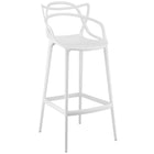 Modway - Entangled Tabouret de bar - Blanc-Chaise de bar moderne