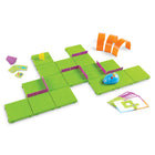 Learning Resources - Ensemble d'activités de codage de souris robot Stem-Colby s'illumine, émet des sons et dispose de deux vitesses ainsi que de boutons colorés assortis à des cartes de codage pour faciliter la programmation et le séquençage.
