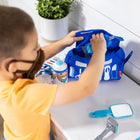 Melissa & Doug Barber Shop Ensemble de jeu de simulation, jouet de rasage pour garçons et filles à partir de 3 ans-Un excellent cadeau pour les garçons et les filles âgés de 3 à 6 ans, pour un jeu pratique et sans écran