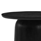 Modway - Holloway Rond de 30 po Bois Table basse - Noir-6