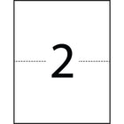 Avery - Étiquettes Imperméables - 5 ½ po x 8 ½ po - Paquet de 100-Le matériau TrueBlock cache tout ce qui se trouve sous l’étiquette