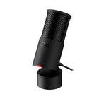 HP - Microphone de jeu filaire cardioïde à condensateur USB-C HyperX SoloCast 2 - Noir-Bouton de mise en sourdine avec indicateur LED