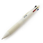 General Supply Goods + Co − Stylo rétractable 4 couleurs − blanc mat-Bille roulante 1,0 mm
