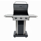 Kenmore - Barbecue au gaz sur piédestal à 3 brûleurs - Noir-Surface totale de cuisson : 496 pouces carrés.