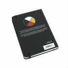 Oscardo - Carnet à couverture rigide avec motif de la roue de médecine-Cahier de 120 pages lignées au format compact de 12 cm x 17 cm (4,7 po x 6,7 po), conçu pour être facilement transportable et idéal pour l’écriture, la tenue d’un journal, les notes de voyage et l’utilisation quotidienne