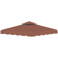 Outsunny - Toit de rechange pour gazebo 10 pi L x 10 pi l, seulement le dessus, café-Convient UNIQUEMENT au gazebo Outsunny 9,8 po x 9,8 po (3 x 3 m)