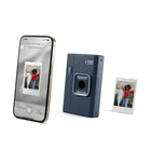 INSTAX MINI - LiPlay+ Appareil photo instantané hybride & imprimante pour téléphone intelligent - Bleu minuit-Comprend des caméras doubles - caméra principale et grand angle pour selfie - pour combiner deux images sur une seule photo grâce au mode photo superposé