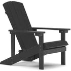 Backyard Lifestyles - Chaise Adirondack - Noir-Polystyrène durable et résistant aux intempéries de type HIPS, polystyrène à haute résistance aux chocs.