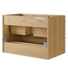 Modway - Render Fixation murale de 30" Armoire de toilette de salle de bain (lavabo non inclus) - Chêne-8