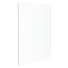 Porte-affiche pour cubicule Deflecto Superior Image – Orientation portrait − 8 1/2 po l x 11 po H – Transparent-Le porte-enseigne de bureau s’accroche aux panneaux de la cloison de séparation
