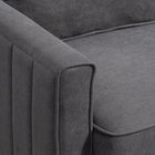 HOMCOM - Canapé loveseat - gris foncé-Assemblage requis 