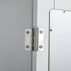 Kleankin - Armoire de salle de bain murale avec miroir et étagères - blanc-Fabriqué en panneau MDF pour plus de stabilité 