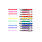 Sharpie – Surligneurs style stylo à encre liquide et à pointe biseautée, couleurs variées, paquet de 10-L'encre à séchage rapide s'applique facilement pour une application nette et un flux homogène