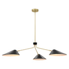 Modway - Journey Bras 3-léger de 14" Pendentif - Noir-Pendentif à 3 lumières
