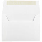 Jam Paper - Enveloppes d'invitation 4Bar A1, 3 5/8 po H x 5 1/8 po l, Blanc, Paquet de 50-Nos enveloppes sont fabriquées à partir de papier 24 lb de haute qualité et comportent une fermeture à rabat droit en gomme