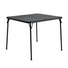 Homy - Casa Table de Jeu et de Cartes Pliable Carrée 33,5''-Installation facile : Aucune assemblage requise, dépliez et utilisez immédiatement.