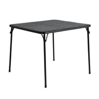 Homy - Casa Table de Jeu et de Cartes Pliable Carrée 33,5''-Installation facile : Aucune assemblage requise, dépliez et utilisez immédiatement.