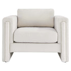 Modway - Visible Tissu Boucle Fauteuil - Ivoire-Capacité de poids : 330 lb