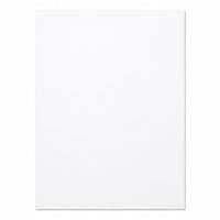Royal Brites Carton pour Affiche Poids Lourd - 22 po x 28 po - Blanc-Idéal pour les projets scolaires, les affiches et les présentations au bureau