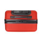 Swiss Mobility - Valise de cabine rigide 21.50po de la collection YVR - Orange-Roues pivotantes simples à 360 degrés pour un roulement sans effort, doux et silencieux