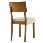 Modway - Pax Bois Fauteuils d’accompagnement à manger Ensemble de 2 - Tissage à bruyère gland beige clair-8