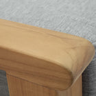 Modway - Marina Terrasse extérieure Teck Ottoman in Gris naturel-Grains de bois richement texturés