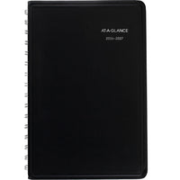 AT-A-GLANCE - Agenda scolaire de bureau hebdomadaire 2026-2027 - 8 po H x 4 7/8 po l - Couleurs assorties - bilingue-13 mois : août 2026 - août 2027