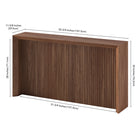 Hudson&Canal - Console Piedmont 56" L - Noyer satiné-9