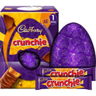 Cadbury - Crunchie Grand Oeuf de Pâques - 190 g-Contient 1 oeuf Cadbury Crunchie avec deux barres Crunchie