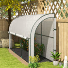 Outsunny - Serre tunnel à pied 6,6 pi x 10 pi x 6,5 pi- La barrière anti-mauvaises herbes contrôle les mauvaises herbes, laisse passer l'air et préserve l'humidité du sol
