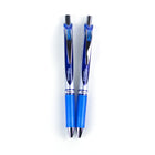 Pentel - Stylos EnerGel à gel liquide rétractables – 0,7 mm – bleu – paquet de 2-L’encre intense et vive sèche rapidement, sans bavures ni taches.