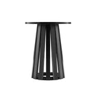 Manhattan Comfort - Ensemble de 2 tables basses et d’appoint Layla modernes - Noir-Garantie limitée du fabricant de 30 jours