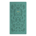 Letts of London - 2027 Agenda hebdomadaire mince Woodland - 5-7/8" x 3-1/8"- Vert - Mutlilingue- Style d’intérieur intemporel avec une semaine sur deux pages